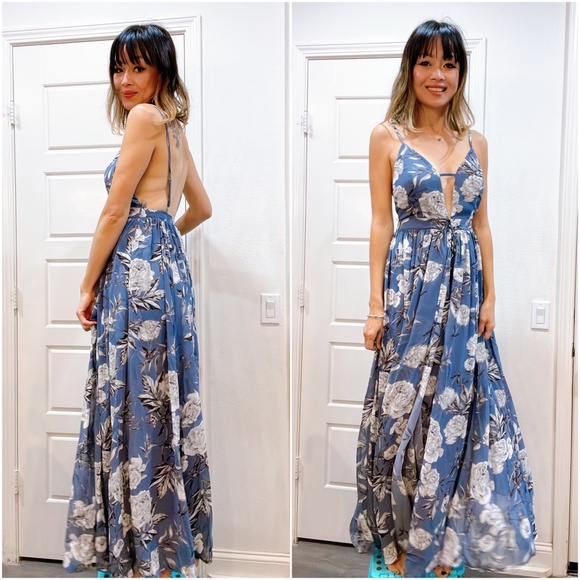 BellanBlue Dresses & Skirts - 09 Boho Floral Print Jumpsuit Maxi Dress